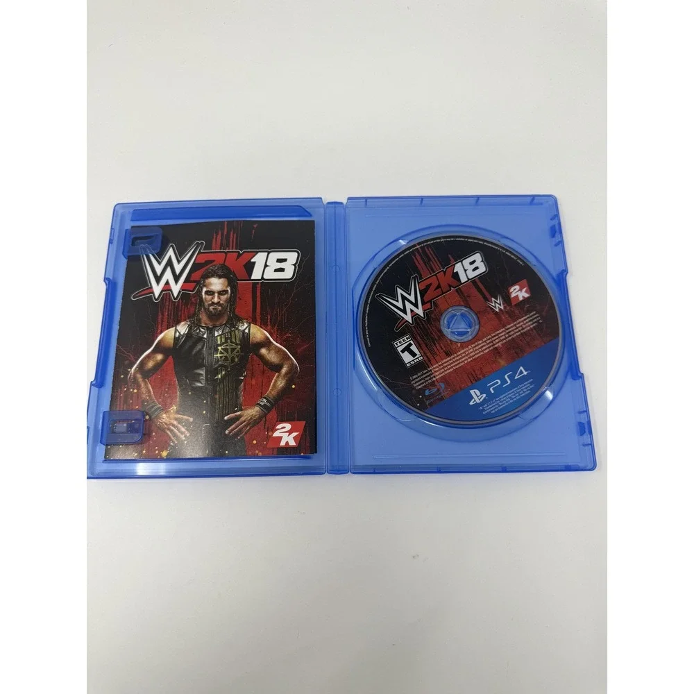 WWE 2K18 Sony PlayStation 4 PS4 Wrestling Video Game 2K Sports Blu-ray Disc
